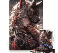 Puzzle de 1000 pièces Anime Girl Warrior Défi intellectuel Détente et Confort Découpe précise Cadeau Parfait (38x26cm)