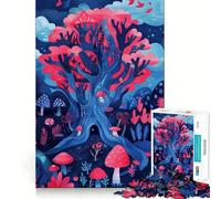 Puzzle de 1000 pièces Arbre du Pays des Merveilles pour Adultes Jeu de résolution de problèmes,qualité Professionnelle,activité de Groupe relaxante en intérieur (38x52cm)
