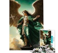 Puzzle de 1000 pièces Archange Raphaël Jeu addictif pour cultiver la Patience et se détendre Anti-Stress (Dimensions 50x75cm)