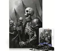 Puzzle de 1000 pièces Armée de squelettes pour Adolescents Un Jeu de logique Clair, Un Passe-Temps Calme, Une découpe Parfaite et Un Cadeau Classique 38x26cm