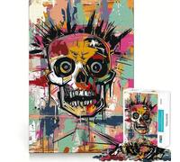 Puzzle de 1000 pièces Art du Graffiti Urbain avec des crânes pour Adolescents, Jouet Intelligent, découpe précise, Cadeau saisonnier 50x75cm