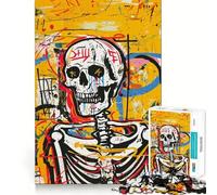 Puzzle de 1000 pièces Art Graffiti crâne pour Adultes, pour stimuler Le Cerveau et se détendre 50x75cm