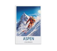 Puzzle de 1000 pièces, Aspen, Colorado, décoration intérieure, Cadeau d'anniversaire, Jouet pour Hommes, Femmes et Seniors, 52 x 38 cm