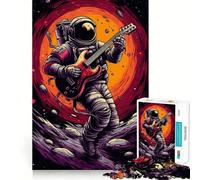 Puzzle de 1000 pièces Astro Music Fine Edge Craft Logic Puzzle Play Leisure Game Time Birthday Fun Gift (38x52cm)