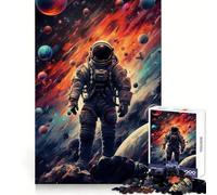 Puzzle de 1000 pièces Astronaute, astéroïde, Adolescent Marchant (38x52cm) Développe la réflexion, Plaisir Occasionnel, Bords Nets, pour Les fêtes
