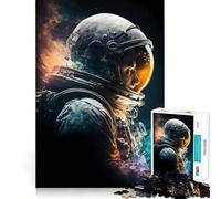 Puzzle de 1000 pièces Astronaute endormi pour Adolescents, Puzzle logique et Solide, Jeu de précision, pour Les vœux du Père Noël 50x75cm