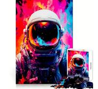 Puzzle de 1000 pièces Astronaute et nébuleuse Spatiale pour Adultes et Adolescents Pratique du raisonnement, détente et Bien-être, Bords de qualité supérieure, Cadeau Symbolique (50x75cm)