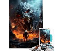 Puzzle de 1000 pièces Astronaute malchanceux Jeu éducatif Difficile et Stimulant d'analyse et de logique adapté aux Personnes de 14 Ans et Plus (38x52cm)