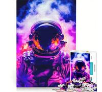 Puzzle de 1000 pièces Astronaute Nébuleuse Spatiale, Jeu Familial, détente intellectuelle, Cadeau Original pour Un Anniversaire ou Noël, 50x75cm