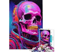 Puzzle de 1000 pièces Astronaute Squelette n° 50x75cm Stimule Le Cerveau Anti-Stress et idéal pour Les 14 Ans et Plus