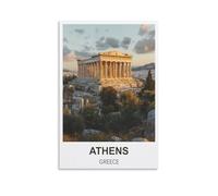 Puzzle de 1000 pièces, Athènes, Grèce. Jeu de Puzzle de 1000 pièces pour Adultes, Enfants et Adolescents. Grande Famille. Dimensions : 70 x 50 cm.