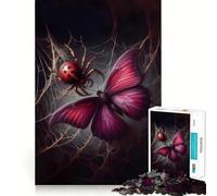 Puzzle de 1000 pièces Attaque d'araignée pour Adolescents, défi cérébral, Jeu d'éveil, activité à la Maison, découpe Nette, Cadeau touchant 50x75cm