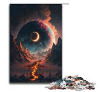 Puzzle de 1000 pièces Au delà de l'horizon Jeu éducatif en Bois pour Adultes idéal pour des soirées Jeux en Famille 75x50cm