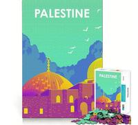 Puzzle de 1000 pièces au Design Pop Art palestinien pour Adolescents, Jeu intellectuel, Divertissement d'intérieur, découpe de qualité, Cadeau créatif (38x52cm)