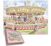Puzzle de 1000 pièces au marché fermier Un ravissant puzzle avec George's Bakery & Delicious Homemade Cakes - Fait partie de la collection AJP Artists - Taille 66 x 50 cm