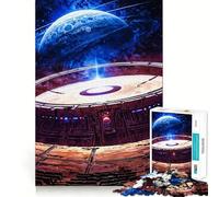Puzzle de 1000 pièces Auditorium de la Station Spatiale pour Adultes et Adolescents Jeu cognitif, Loisirs et Amusement, Motif à Assembler, Cadeau Festif 38x52cm