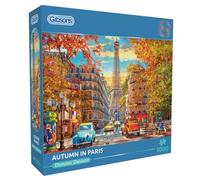 Puzzle de 1000 pièces | Automne à Paris | Puzzle durable pour adultes | Planche 100 % recyclée de qualité supérieure | Excellent cadeau pour adultes | Gibsons Games B Corp