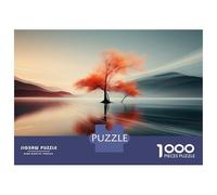 Puzzle De 1000 Pièces Autumnal Reflections in Nature Puzzle Adulte Jeu Familial Décoration Parfaite Cadeaux Uniques d'anniversaire Et De Noël 70x50cm/1000pcs