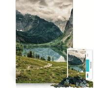 Puzzle de 1000 pièces aux alpes de Bavière avec des connexions fluides - Un superbe jeu pour les moments intermédiaires, qui favorise la logique et la réflexion et est parfait comme loisirs