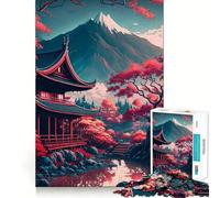 Puzzle de 1000 pièces aux paysages éclatants pour Adultes,Jeu Stimulant l'esprit,Format Uniforme,pièces précises,idéal pour Les Voyages (50x75cm)