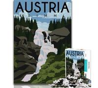 Puzzle de 1000 pièces avec Affiche de Voyage dans Le Monde pour Adolescents, Difficile à réaliser, mais Amusant et Humoristique, Cadeau d'anniversaire, Cadeaux, Art Mural 38x26cm