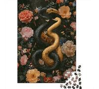 Puzzle de 1000 pièces avec animaux et serpents pour adultes et adolescents, puzzles pour adultes et adolescents, 1000 pièces (75x50 cm)