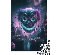 Puzzle de 1000 pièces avec ballon de clown pour adultes, cadeau d'Halloween, puzzle pour adultes, décoration et cadeaux uniques pour la maison, 1000 pièces (75 x 50 cm)