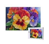 Puzzle de 1000 pièces avec boîte de rangement, puzzle en bois imprimé de la perfection de pensée 75 x 50 cm pour adultes et enfants, jeu décoratif amusant en famille