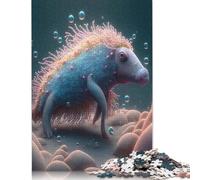 Puzzle de 1000 pièces avec de jolis monstres pour adultes et adolescents pour le plaisir en famille et les soirées de jeu, 1000 pièces (75 x 50 cm)