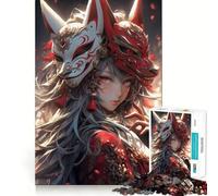 Puzzle de 1000 pièces avec de magnifiques sirènes samouraïs - Un puzzle créatif et délicat pour des heures de détente (38 x 52 cm)