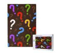Puzzle de 1000 pièces avec Point d'interrogation coloré, Jeu de Puzzle pour Adultes, Puzzle Stimulant