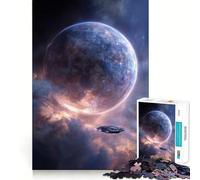 Puzzle de 1000 pièces Aventure Spatiale pour Adolescents Un défi cérébral Stimulant et Relaxant, Une œuvre d'art aux découpes précises 50x75cm