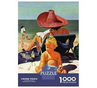 Puzzle De 1000 Pièces Baby on The Beach pour Adultes, Jouet, Décoration Murale, Défi Difficile, Idéal comme Cadeau pour Toute La Famille 38x26cm/1000pcs
