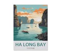 Puzzle De 1000 Pièces，Baie d'Halong, Viêt Nam，Jeu De Puzzle pour Adultes Et Adolescents（75x50cm）-EF66