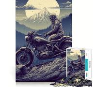 Puzzle de 1000 pièces Balade Nocturne pour Adolescents, Jeu de réflexion, activité à la Maison, Bords précis, liste de souhaits du Père Noël (38x52cm)