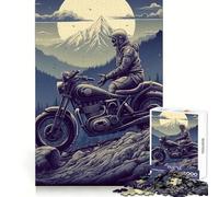 Puzzle de 1000 pièces Balade Nocturne pour Adolescents, Jeu de réflexion, activité à la Maison, Bords précis, liste de souhaits du Père Noël (38x52cm)