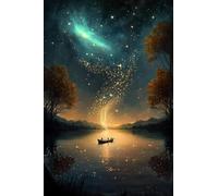 Puzzle de 1000 pièces « Bateaux sur Le lac » pour Adultes. Idéal pour Tous Les Amateurs de Puzzles. Un Beau Cadeau Qui procure Un Sentiment d'accomplissement. 26 x 38 cm