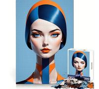 Puzzle de 1000 pièces Beauté féminine vibrante pour Adolescents, idéal pour l'entraînement de la réflexion, Les Loisirs calmes et la création d'un Cadeau de Noël Unique (50x75cm)