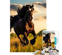 Puzzle de 1000 pièces Beauté Pur-Sang Un Jeu Difficile et Stimulant d'analyse et de logique à Faire soi-même à partir de 14 Ans 50x75cm