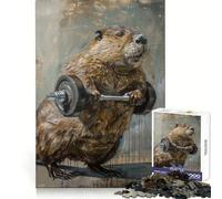 Puzzle de 1000 pièces Beaver Lightning Weights pour Adolescents Un Passe-Temps Relaxant et Stimulant, idéal pour se concentrer et se détendre Un Cadeau Parfait ! (38x52cm)