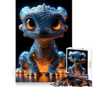 Puzzle de 1000 pièces Bébé Dragon pour Adolescents stimule la réflexion, apaise et distrait, découpe Nette, (38x52cm)