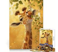 Puzzle de 1000 pièces Bébé Girafe pour Adultes, défi Intelligent, Moment de détente, Cadeau Unique et Bien ficelé (38x26cm)