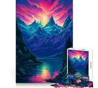 Puzzle de 1000 pièces Berceuse d'Aurore pour Adolescents, idéal pour développer la réflexion, se détendre et créer Une Ambiance apaisante Découpe Lisse Un Cadeau Parfait (38x26cm)