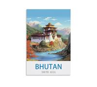 Puzzle de 1000 pièces, Bhoutan, Asie du Sud, pour Adultes, Enfants et Adolescents, Jeu de Puzzle pour Toute la Famille, 38 x 26 cm