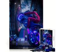 Puzzle de 1000 pièces Biker Boyz pour Adultes Stimule la mémoire Passe-Temps paisible Découpe de qualité Surprise d'anniversaire (38x26cm)