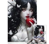 Puzzle de 1000 pièces Blanche-Neige pour Adolescents décoration Murale Cadeau pour Femmes et Hommes Jeu éducatif pour renforcer Les Liens Amoureux Dimensions 38x52cm