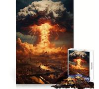 Puzzle de 1000 pièces Bombe Atomique pour Adultes et Adolescents, favorisant la Concentration mentale et Le Calme, découpe Impeccable, (38x26cm)