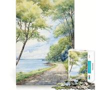 Puzzle de 1000 pièces Bord de mer Estival pour Adolescents, Jeu de logique Claire, Passe-Temps Calme, découpe Parfaite, Cadeau Classique 38x52cm