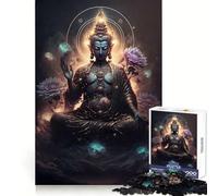 Puzzle de 1000 pièces Bouddha Contre Les Adolescents Stratégie,réflexion Facile,Relaxation,Assemblage précis,Cadeau Festif (38x52cm)