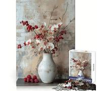 Puzzle de 1000 pièces Bouquet d'orchidées Blanches pour Adultes Stimulation Cognitive, évasion et détente pour Les fêtes (38x26cm)